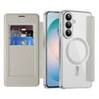 Husa de protectie Techsuit SmartMag Book compatibil cu Samsung Galaxy S26 Plus, Gri