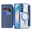 Husa de protectie Techsuit SmartMag Book compatibil cu Samsung Galaxy S26 Plus, Albastru