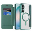 Husa de protectie Techsuit SmartMag Book compatibil cu Samsung Galaxy S26 Plus, Verde