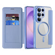 Husa de protectie Techsuit SmartMag Book compatibil cu Samsung Galaxy S26 Ultra, Albastru Deschis