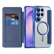 Husa de protectie Techsuit SmartMag Book compatibil cu Samsung Galaxy S26 Ultra, Albastru