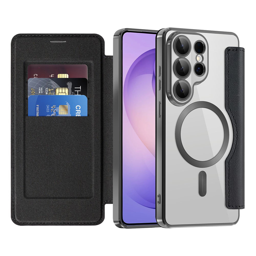 Husa de protectie Techsuit SmartMag Book compatibil cu Samsung Galaxy S26 Ultra, Negru