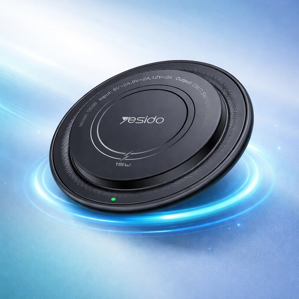Incarcator Yesido (DS39), Type-C, 15W, LED Indicator, Negru