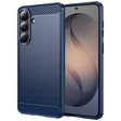 Husa de protectie Techsuit Carbon Silicone compatibil cu Samsung Galaxy S26, Albastru