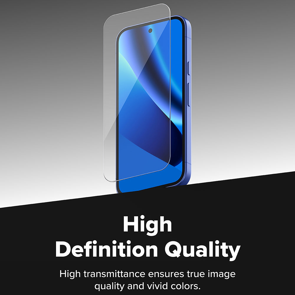Folie de protectie Ringke Tempered Glass compatibil cu Google Pixel 10a (2 pack), Transparent