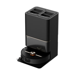 Deerma Robot Vacuum Cleaner (X90 Ultra), Dry & Wet Cleaning, 28000Pa, Pet Hair Collection System, 3L Dust Bin, App, Negru