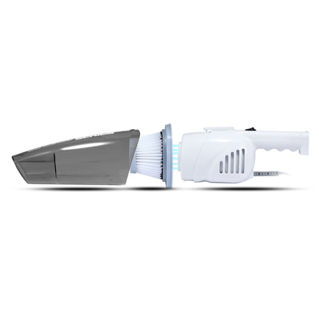Deerma Corded Vacuum Cleaner (DX118C), 15000Pa, 600W, 86dB, 1.2L, Triple Filtration, 5m Cord Length, Self Standing, Alb