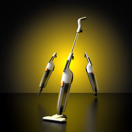 Deerma Vacuum Cleaner (DX170), with HEPA Filter Anti-mite, 2in1, 16000Pa, 600W, 1.2l, 85dB, 5m Cord Length, Alb