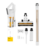 Deerma Cordless Vacuum Cleaner VCBD11B (T20 FLIP), Dry & Wet Cleaning, 21000Pa, 265W, 2200mAh, 45-Min, Green Light, Alb