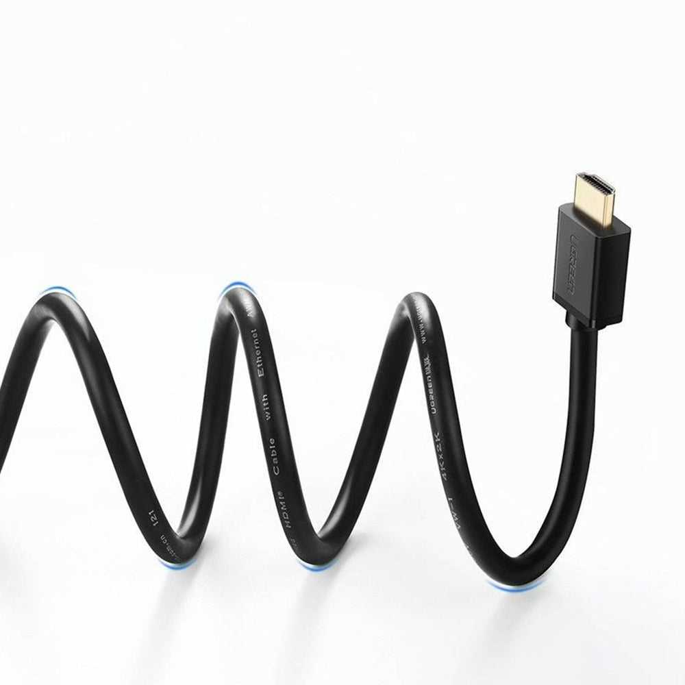 Cablu Ugreen HD104 (10111), HDMI, 4K@30Hz 10.2Gbps, 15m, Negru