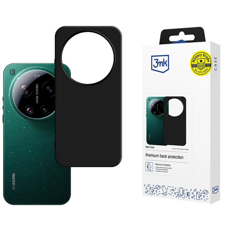 Husa de protectie 3mk Matt compatibil cu Xiaomi 17 Ultra, Negru