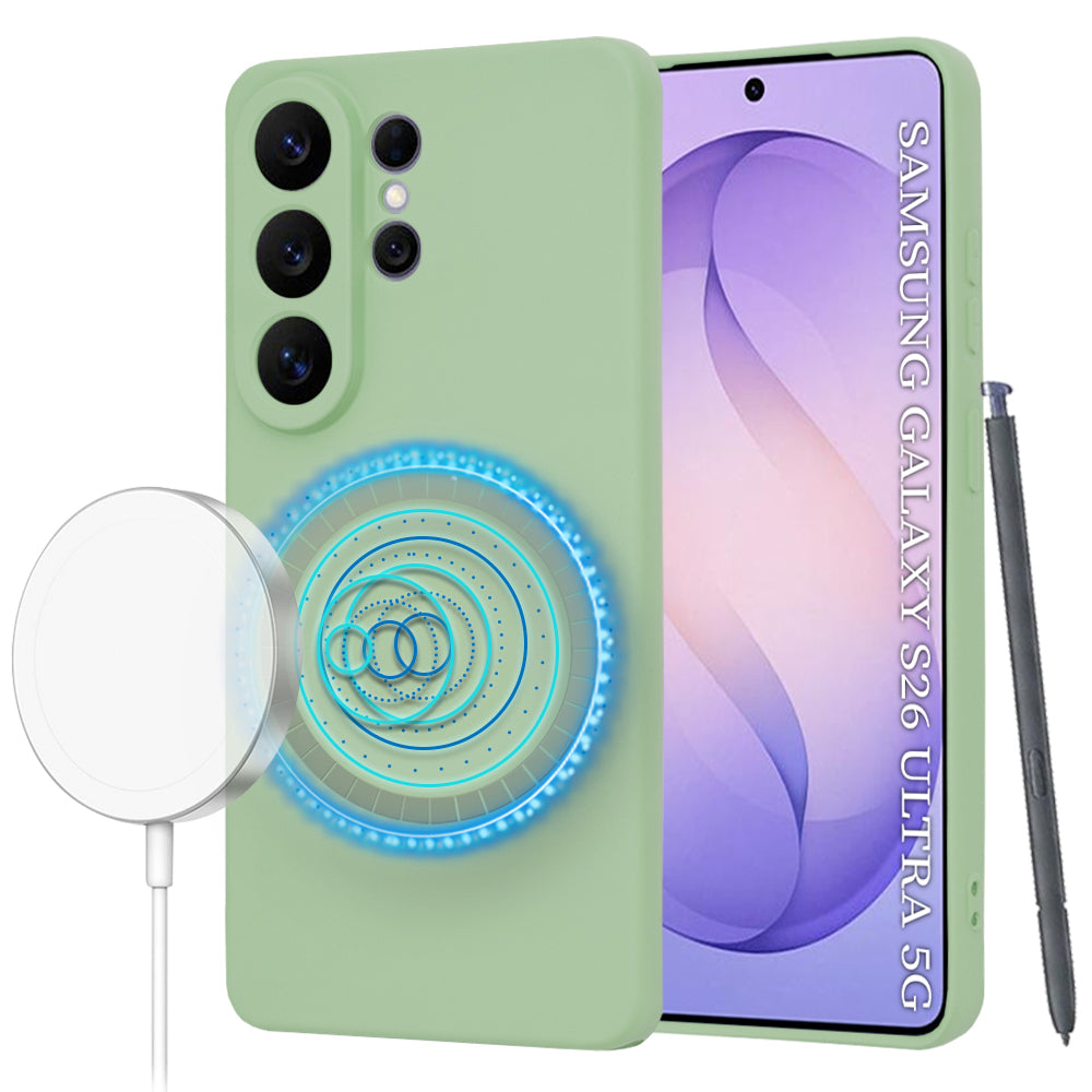 Husa de protectie Techsuit SoftFlex MagSafe compatibil cu Samsung Galaxy S26 Ultra, Verde Menta