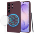Husa de protectie Techsuit SoftFlex MagSafe compatibil cu Samsung Galaxy S26 Ultra, Plum Red