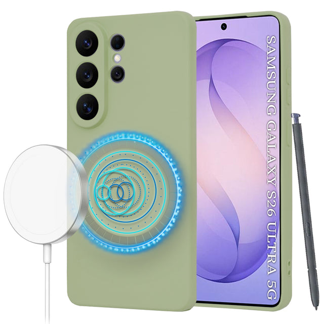 Husa de protectie Techsuit SoftFlex MagSafe compatibil cu Samsung Galaxy S26 Ultra, Matcha