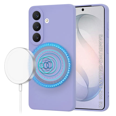 Husa de protectie Techsuit SoftFlex MagSafe compatibil cu Samsung Galaxy S26, Mov Deschis