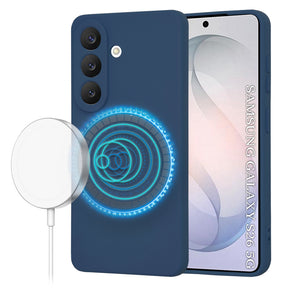 Husa de protectie Techsuit SoftFlex MagSafe compatibil cu Samsung Galaxy S26, Bleumarin