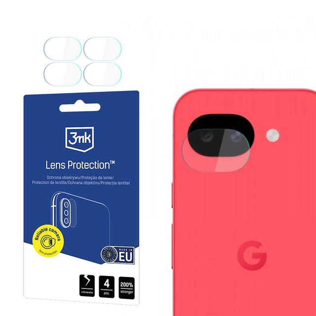 Folie de protectie 3mk Lens Protection (set de 4) compatibil cu Google Pixel 10a, Transparent