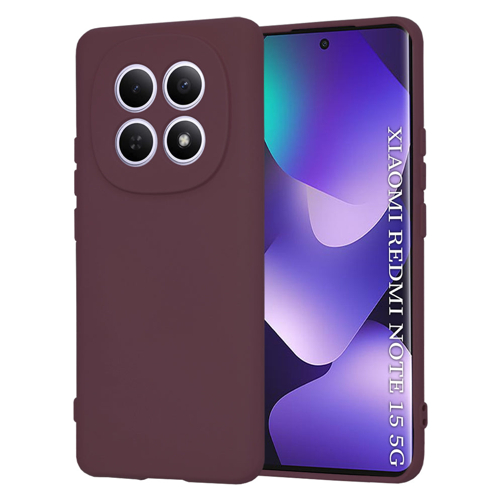 Husa de protectie Techsuit SoftFlex compatibil cu Xiaomi Redmi Note 15 5G / Note 15 4G / Poco M8 5G, Plum Red