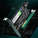 Stocare Ugreen Expansion Card CM302 (70504), M.2 SATA + M.2 NVMe to PCI-E X4, 32Gbps (PCI-E), 6Gbps (SATA), Negru