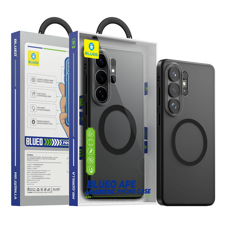 Husa de protectie Blueo APE Matte MagSafe Series compatibil cu Samsung Galaxy S26 Plus, Negru