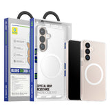 Husa de protectie Blueo Crystal Anti-Drop Series MagSafe compatibil cu Samsung Galaxy S26, Transparent