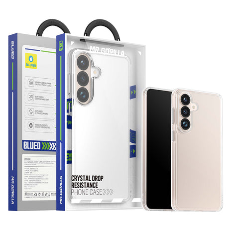 Husa de protectie Blueo Crystal+ Anti-Drop Series compatibil cu Samsung Galaxy S26 Plus, Transparent