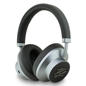 Casti Karl Lagerfeld Wireless Grained Initials (KLBHP73PSAKLSK), Over-Ear Headset, ANC, Bluetooth, Type-C, Negru