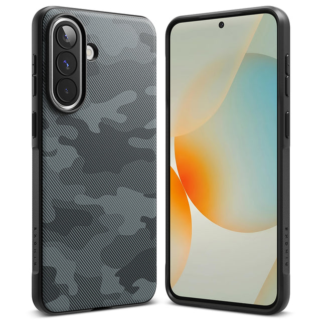 Husa de protectie Ringke Onyx compatibil cu Samsung Galaxy A57 5G, Camo Black