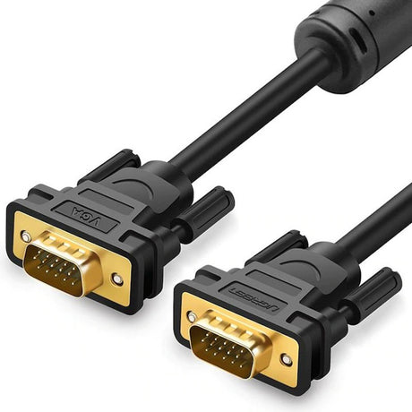 Cablu Ugreen VG101 (11633), VGA la VGA, 10m, Negru