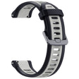Curea smartwatch Techsuit Watchband 20mm (W053) compatibil cu Samsung Galaxy Watch 4/5/Active 2, Huawei Watch GT 3 (42mm)/GT 3 Pro (43mm), Gri