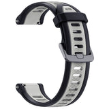 Curea smartwatch Techsuit Watchband 20mm (W053) compatibil cu Samsung Galaxy Watch 4/5/Active 2, Huawei Watch GT 3 (42mm)/GT 3 Pro (43mm), Gri