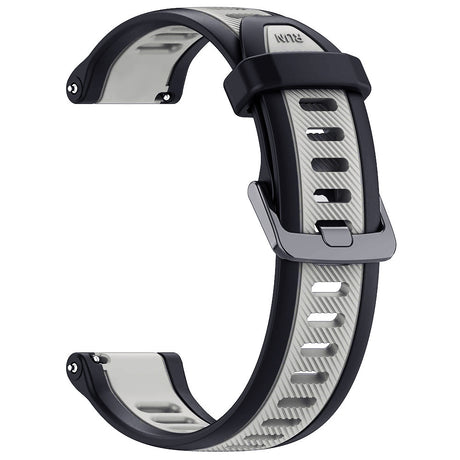 Curea smartwatch Techsuit Watchband 20mm (W053) compatibil cu Samsung Galaxy Watch 4/5/Active 2, Huawei Watch GT 3 (42mm)/GT 3 Pro (43mm), Gri