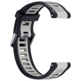 Curea smartwatch Techsuit Watchband 20mm (W053) compatibil cu Samsung Galaxy Watch 4/5/Active 2, Huawei Watch GT 3 (42mm)/GT 3 Pro (43mm), Gri