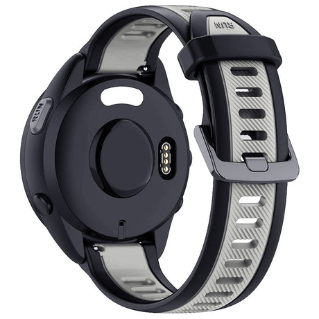 Curea smartwatch Techsuit Watchband 20mm (W053) compatibil cu Samsung Galaxy Watch 4/5/Active 2, Huawei Watch GT 3 (42mm)/GT 3 Pro (43mm), Gri