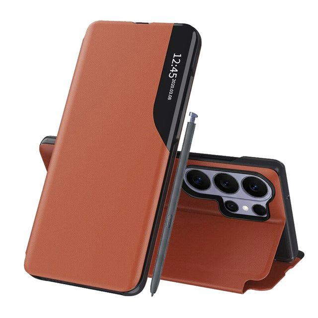 Husa de protectie Techsuit eFold Series compatibil cu Samsung Galaxy S26 Ultra, Portocaliu
