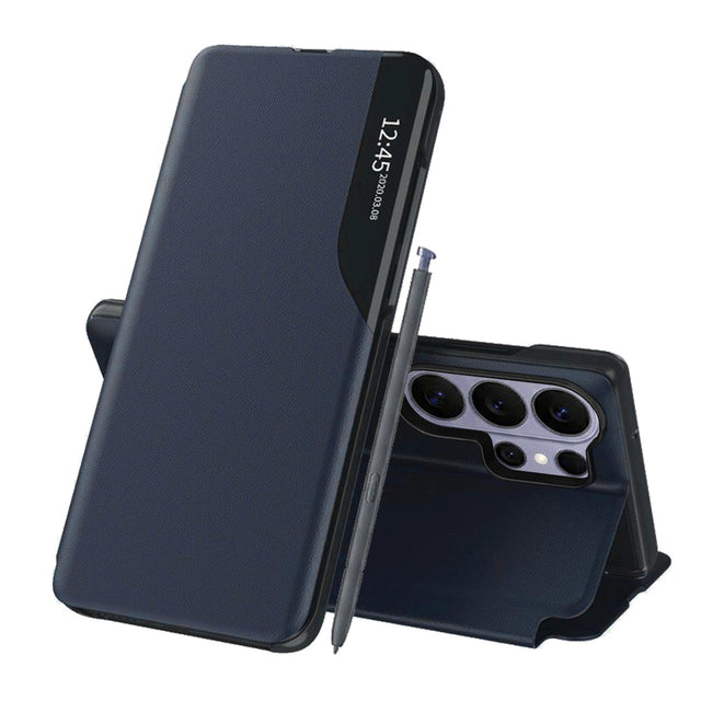 Husa de protectie Techsuit eFold Series compatibil cu Samsung Galaxy S26 Ultra, Albastru Inchis