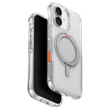 Husa de protectie UNIQ Swivix 360° Kickstand compatibil cu iPhone 17, Argintiu