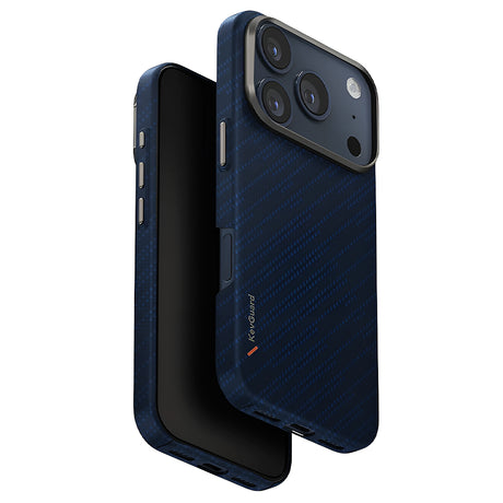 Husa de protectie UNIQ Keva Aramid compatibil cu iPhone 17 Pro Max, Frosted Denim