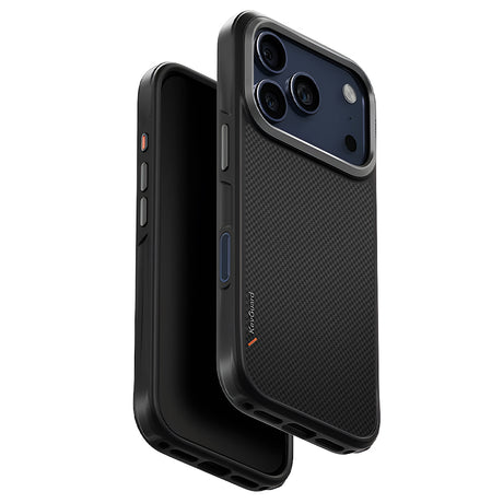 Husa de protectie UNIQ Keva Aramid compatibil cu iPhone 17 Pro Max, Negru