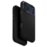 Husa de protectie UNIQ Lyden Leatherette compatibil cu iPhone 17 Pro Max, Negru