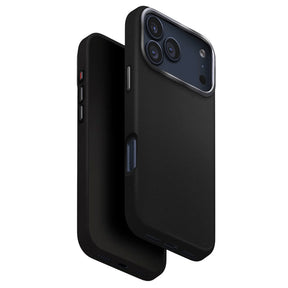 Husa de protectie UNIQ Lyden Leatherette compatibil cu iPhone 17 Pro Max, Negru