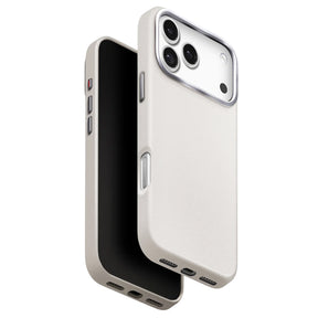 Husa de protectie UNIQ Lyden Leatherette compatibil cu iPhone 17 Pro, Gri