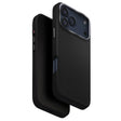 Husa de protectie UNIQ Lyden Leatherette compatibil cu iPhone 17 Pro, Negru