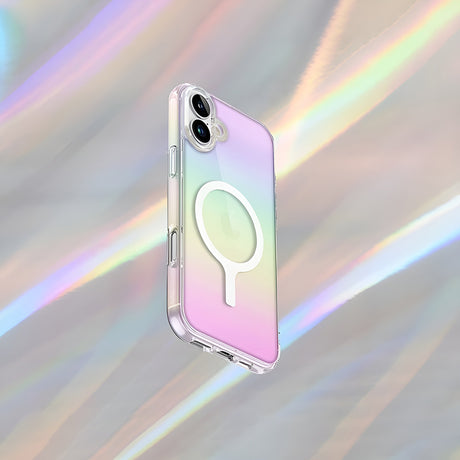 Husa de protectie UNIQ Iridescia MagClick™ compatibil cu iPhone 17, Curcubeu