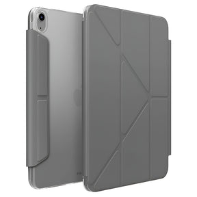 Husa de protectie tableta UNIQ Camden Click compatibil cu iPad 11 (2025), Gri