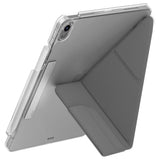 Husa de protectie tableta UNIQ Camden Click compatibil cu iPad 11 (2025), Gri