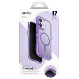 Husa de protectie UNIQ Combat MagClick compatibil cu iPhone 17, Negru
