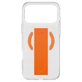 Husa de protectie UNIQ Heldro Air MagClick compatibil cu iPhone 17 Pro, Transparent / Orange