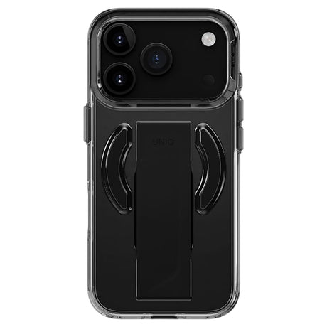 Husa de protectie UNIQ Heldro Air MagClick compatibil cu iPhone 17 Pro, Negru / Gray