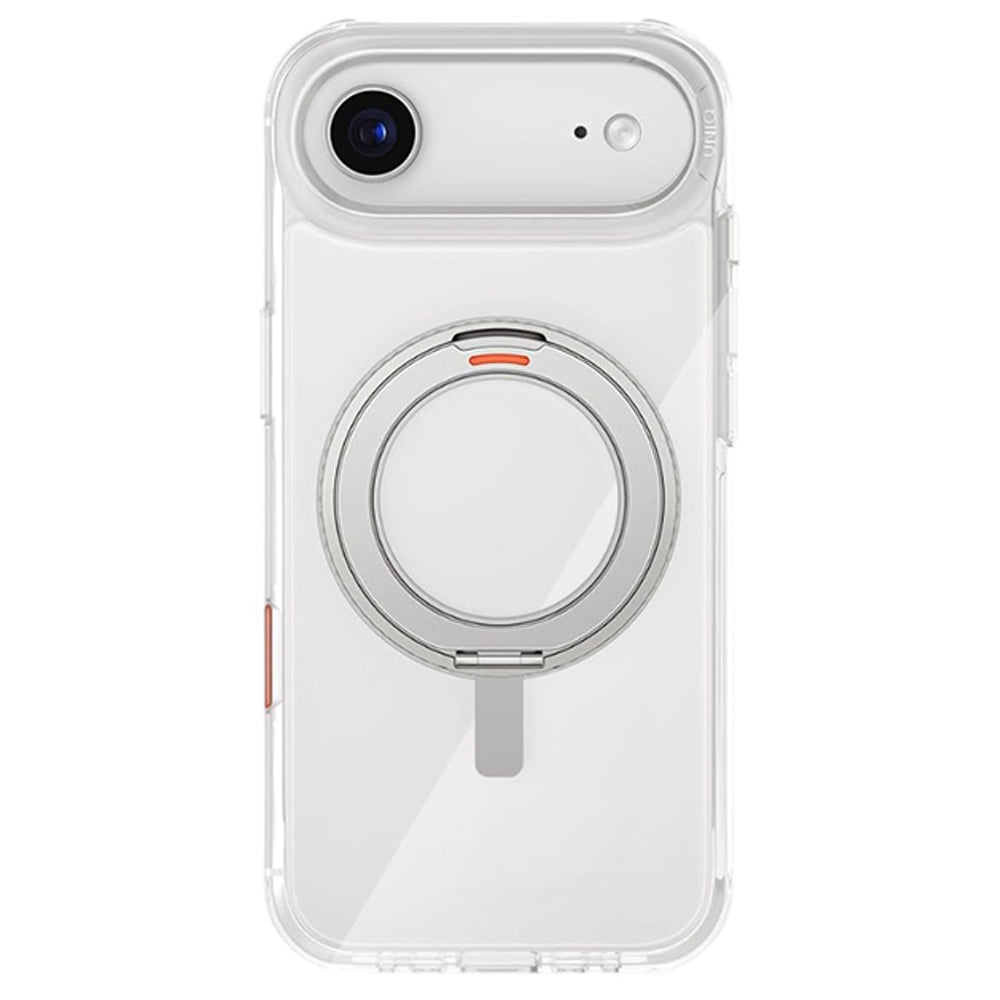 Husa de protectie UNIQ Swivix 360° Kickstand compatibil cu iPhone 17 Air, Argintiu